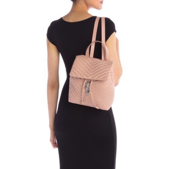 Rebecca Minkoff Edie Leather Flap Backpack - Picture 2 of 15